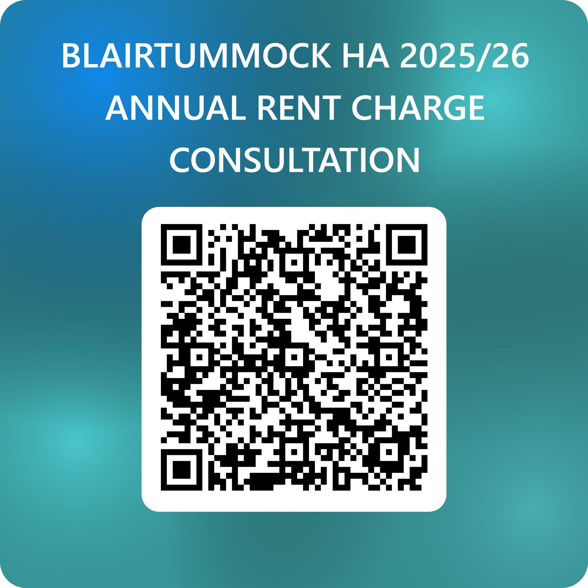 QR Code for BLAIRTUMMOCK HA 2025 26 ANNUAL RENT CHARGE CONSULTATION